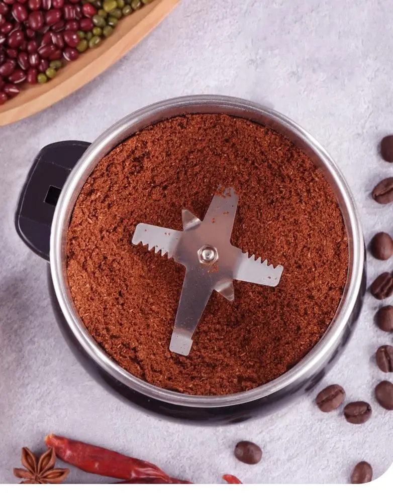 Electric Coffee Grinder Herbs Nuts Spices Grinding Mill 200W