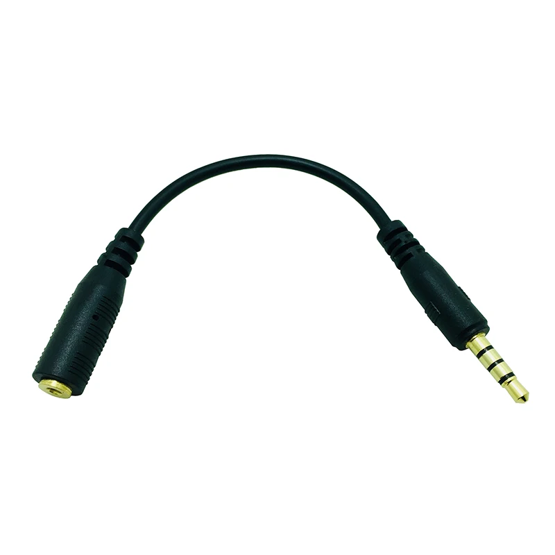 4-pole 3.5 mm 2.5mm Jack Male to female Audio Headphone Aux Cable