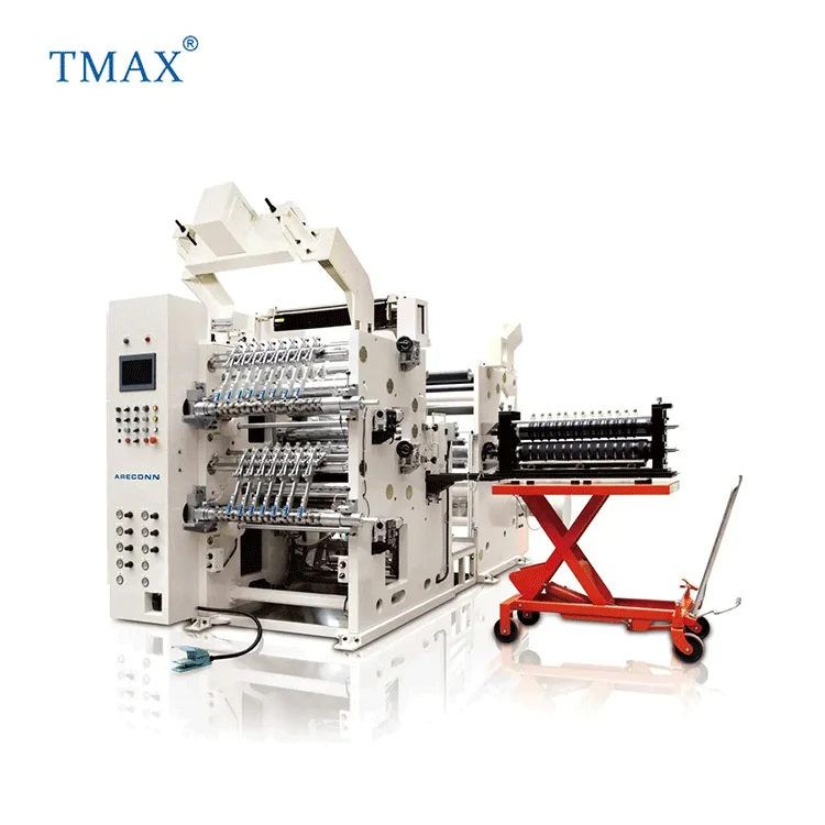 TMAX brand Roll to Sheet Aluminum Foil Slitting And Cutting Machine For Battery