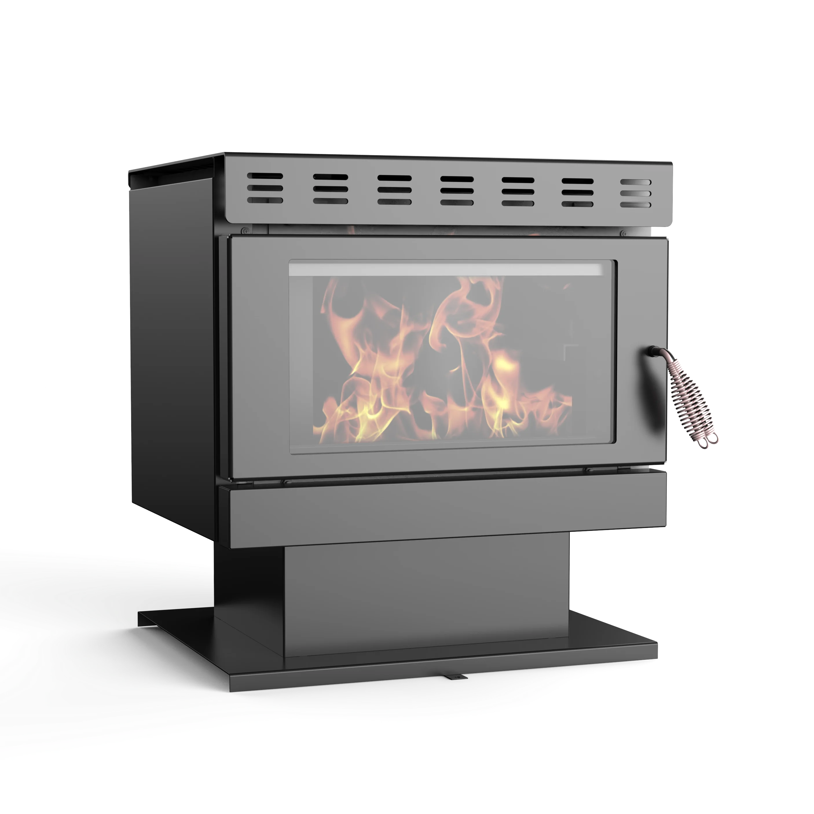 R1201A Factory Direct Wood Burning Steel Plate Freestanding Indoor Fireplace and Stoves
