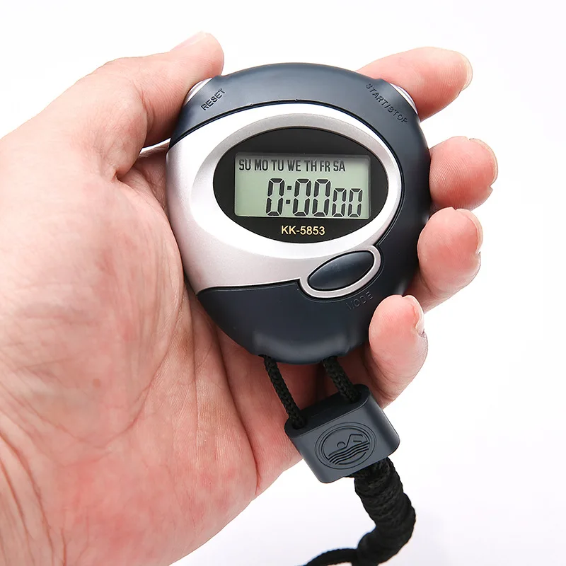 Digital Professional Handheld LCD Handheld Sports Stopwatch Timer Stopwatch For Sports