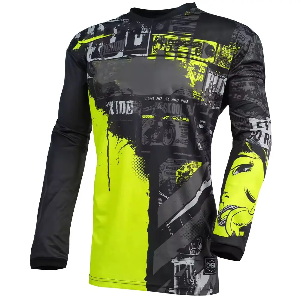 2022 Custom Men Team Motorsport GP Summer Quick Dry Shirt Racing Jersey Long Sleeve Shirt Clothing Motorcycle Jersey T-Shirt