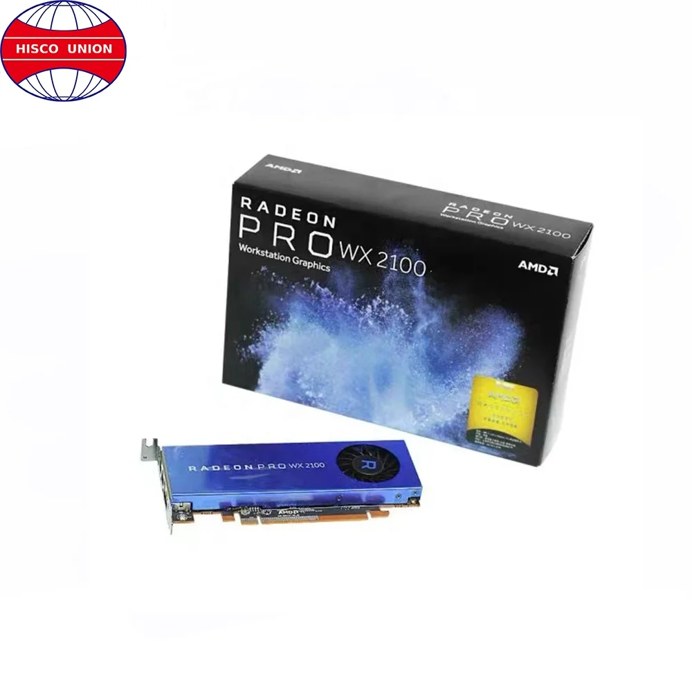For AMD Radeon Pro WX 2100 100-506001 2GB 64-bit GDDR5 PCI-Express x16 (x8 Electrical) Half Height Workstation Video Card