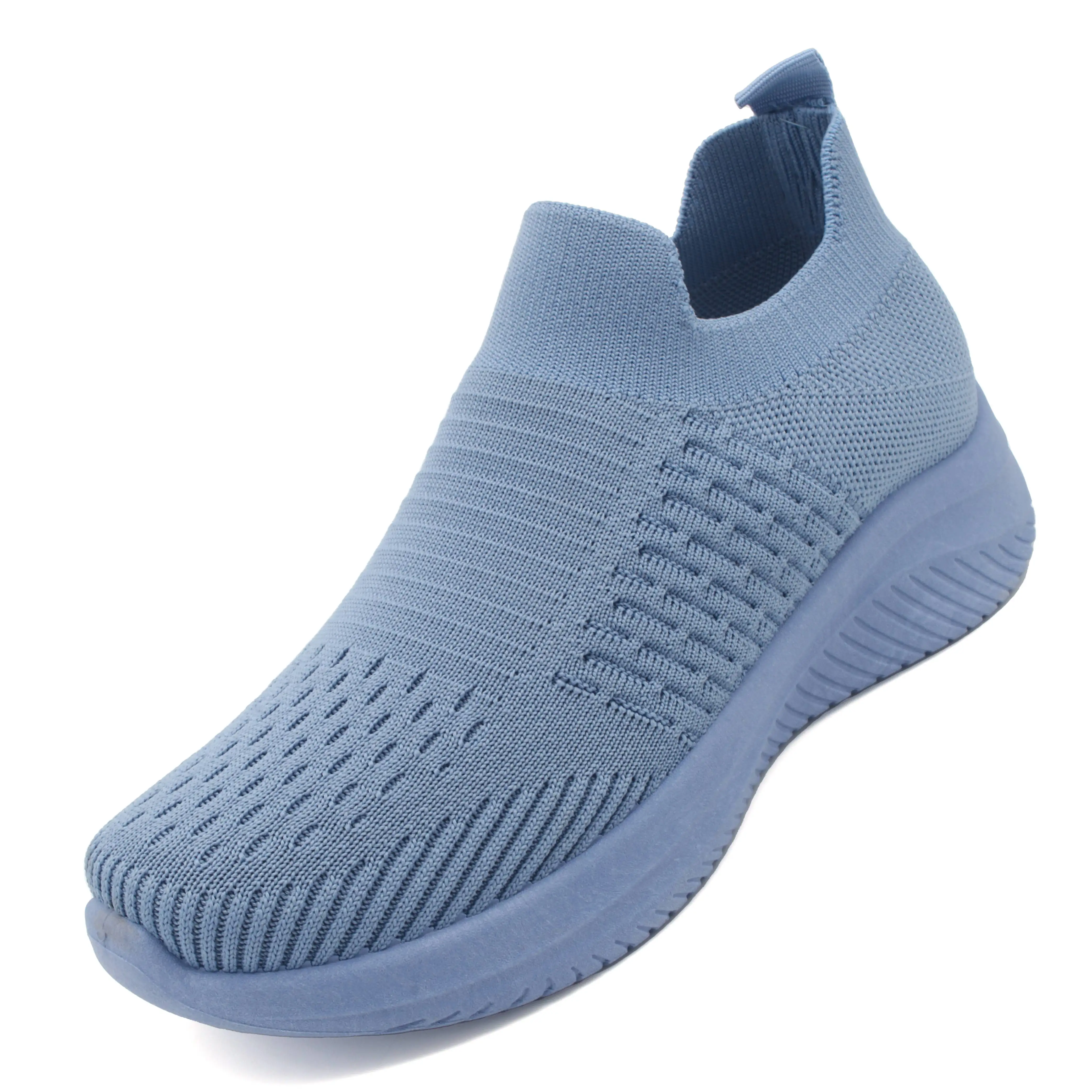 Multiple Colors Wholesale Knitted Breathable Casual Women Shoes Walking Style Women Shoes