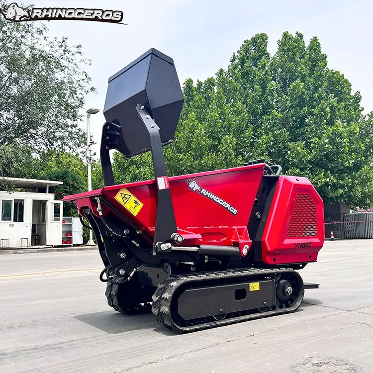 Truck dumper of XN800 self loading dumper Rhinoceros 800kgs mini rubber small dumper new used