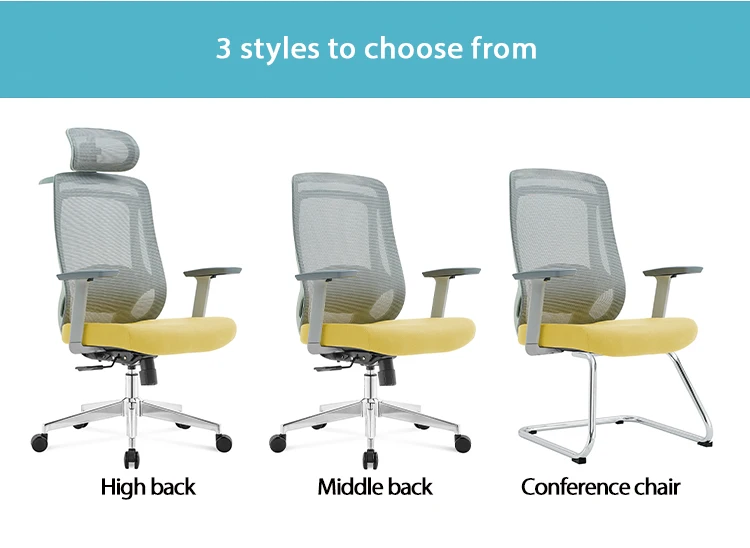 Guangdong Modern office furniture chair comfortable mesh ergonomic office chair sillas de oficina cadeira de escritorio