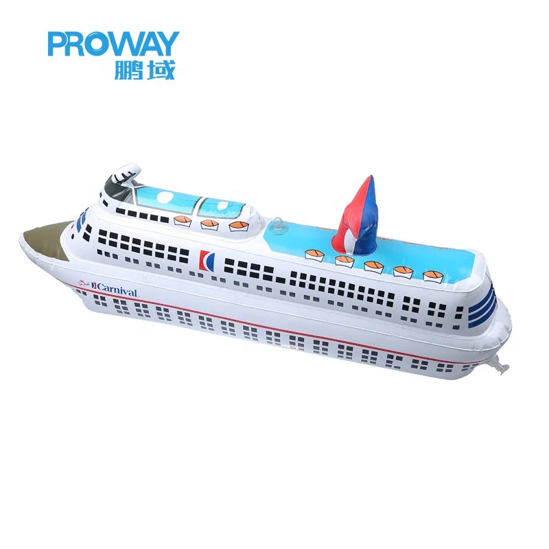 Promotional Newest High Quality OEM Customized PVC Inflatable Small Cruise Ship Model Tpys Inflatable Advertising