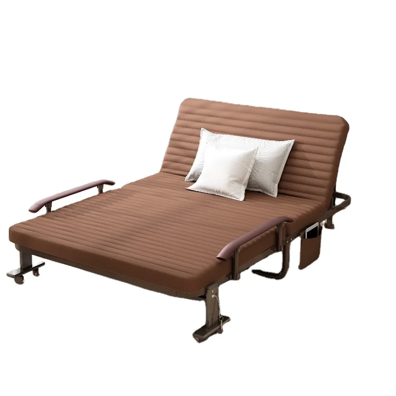 Китайские Фабрики Напрямую поставляют высококачественные и компактные металлические офисные раскладные кровати с матрасами для домашнего использования