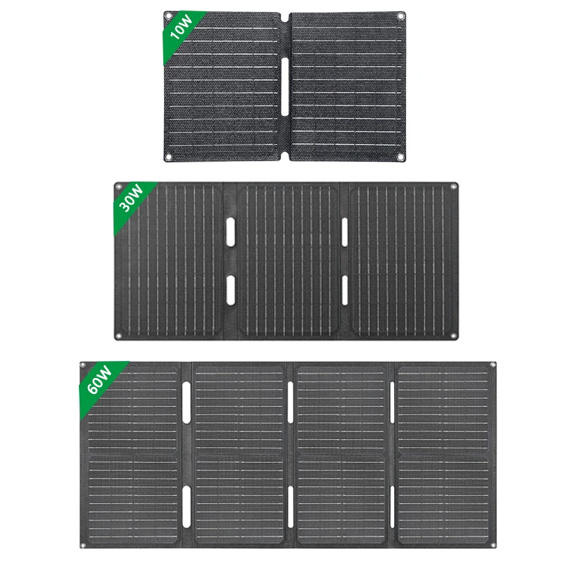 Waterproof  solar charger for electrical car 10W 15W 30W 40W 60W with 5V USB and DC output portable solar charger for cell phone