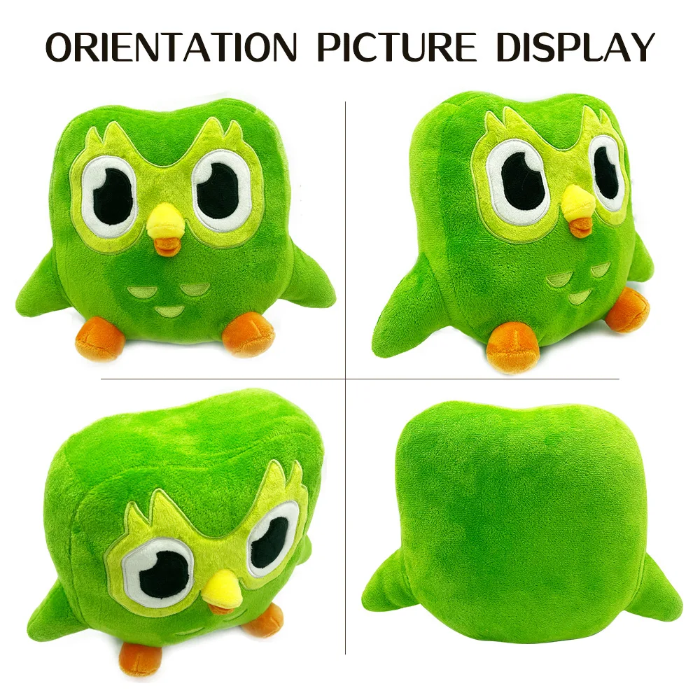 Hot Sale Lovely Green Owl Doll Plushie Cartoon Stuffed Toy Animal Soft Throw Pillow Children Gifts for Kids Fans