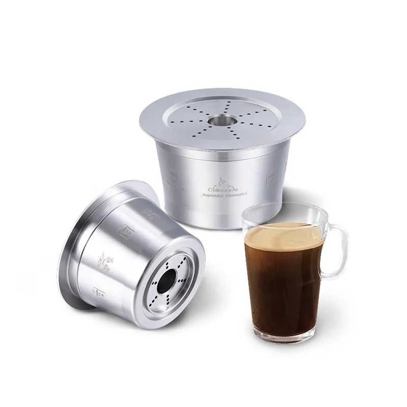 Stainless Steel Reusable K-Fee Filters Caffitaly Coffee Capsule Pod for Tchibo Cafissimo