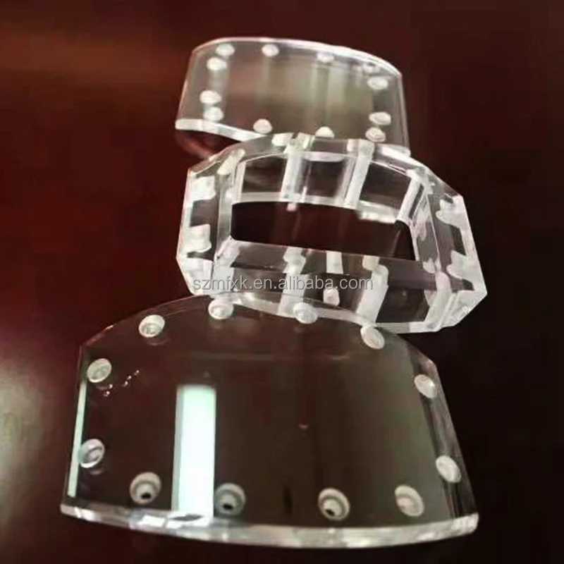 Sapphire Watch Case Wholesale Fashion Wine Barrel Sports Machinery Watch K9 Crystal Glass Transparent Case