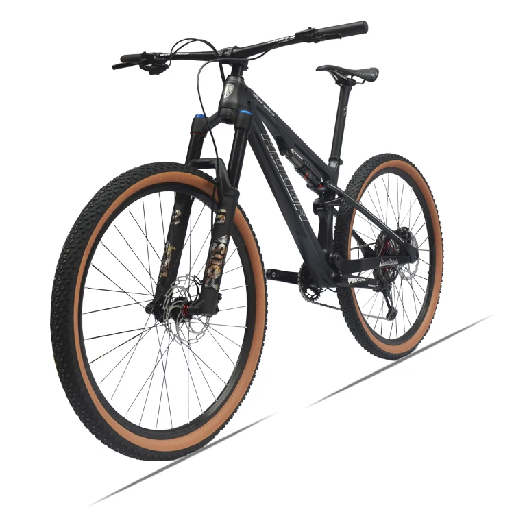Full Suspension Carbon Fiber Frame Mountain Bike 12 Speed 29 inch SHIMANO M7100 Disc Brake Carbon Soft tail mountain bike