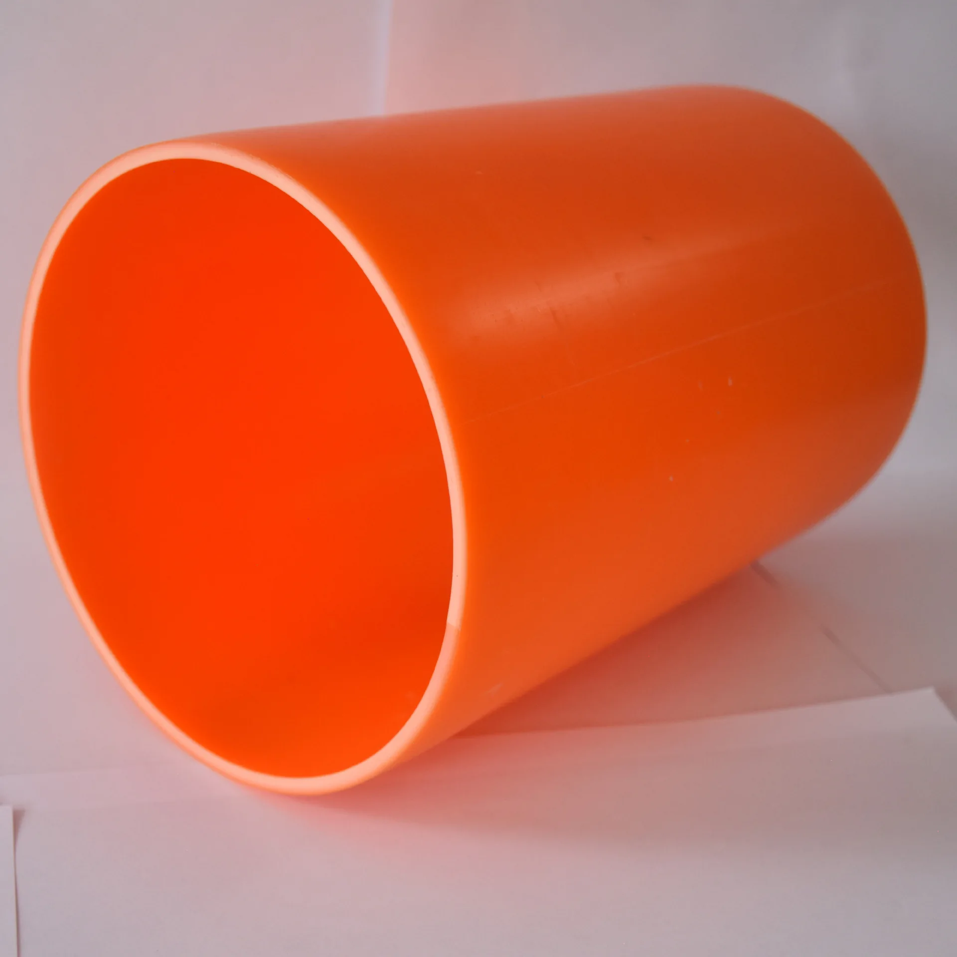 mpp power pipe manufacturer RPP welded drag pipe high voltage protection sleeve orange power row pipe