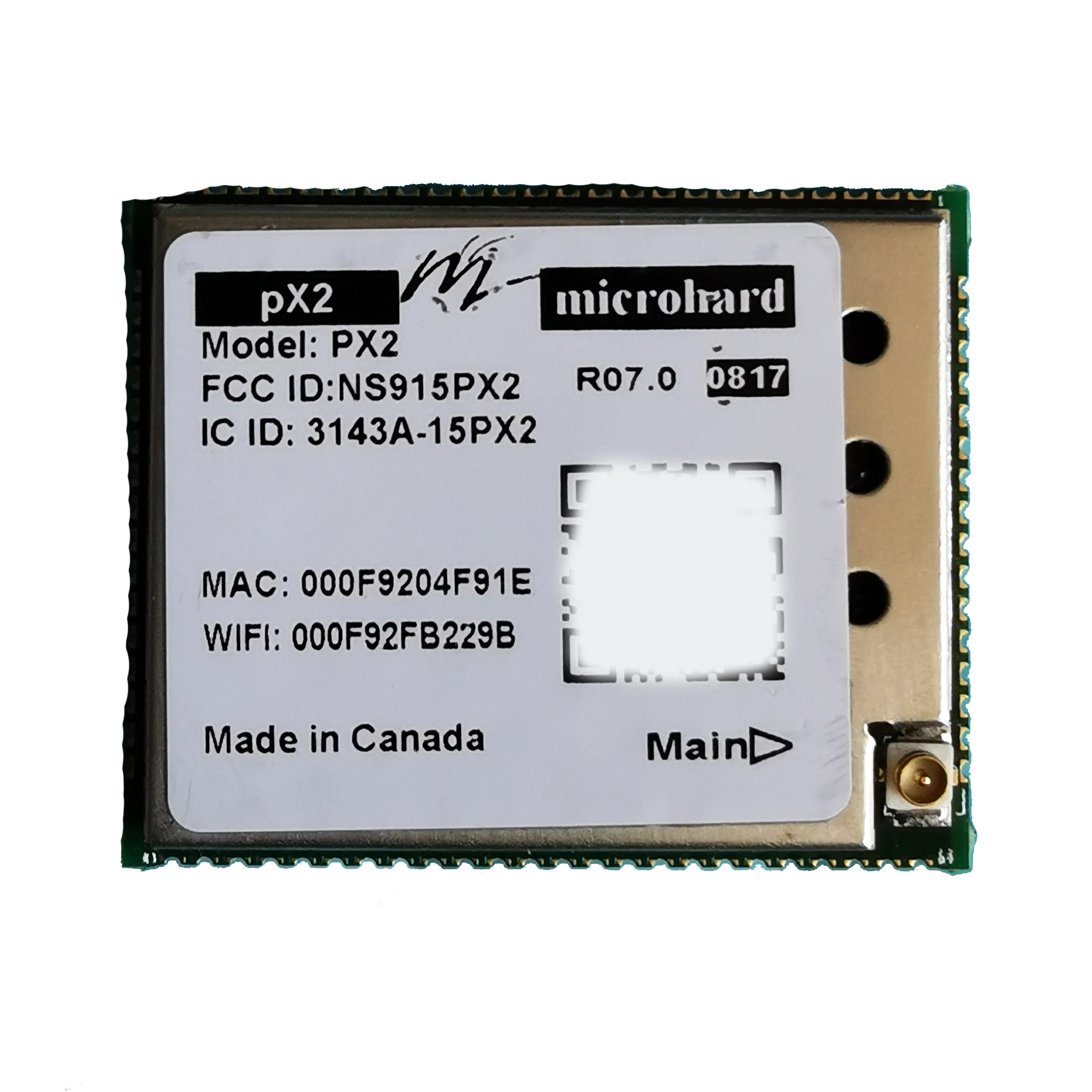 Microhard pX2-OEM 2.4GHz 802.11bgn 1W OEM Wireless Router MHS185200