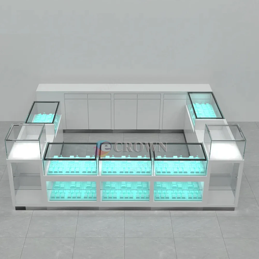 Display jewelry showcase kiosk cabinet treasure kiosk cabinet design Los Angeles kiosk cabinet jewelry showcase