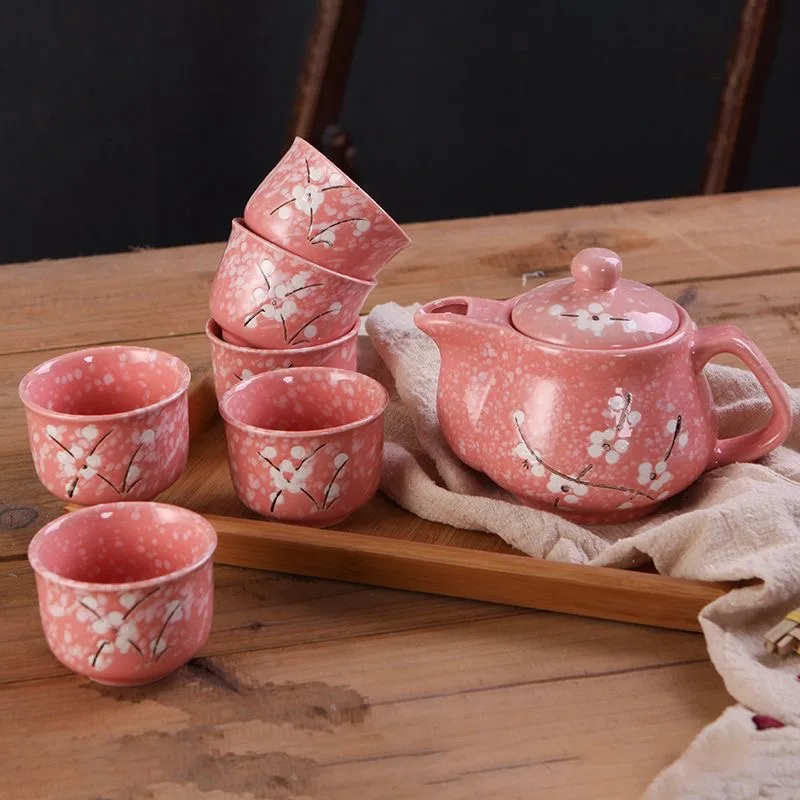 2024 Sake Set Porcelain Pottery Traditional Gift Box Ceramic Wine Glass Japanese Sake Set