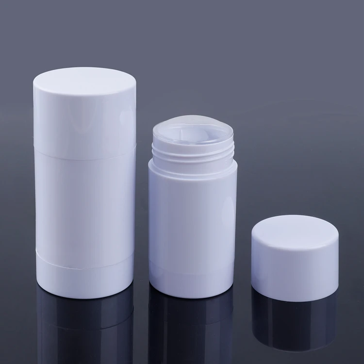 Biodegradable empty recycled pcr deodorant stick containers,twist up deodorant stick container,eco friendly deodorant stick