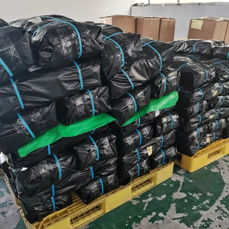 Hot Sale Waterproof Fabric Recycled Black Silver Pe Tarpaulin For Making Plastic Bag Moving Bag