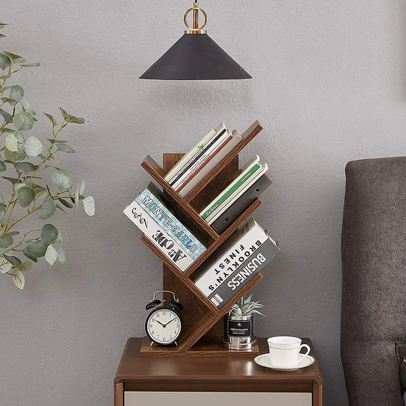 Factory wholesale space-saving tree branch creative small  bookshelf for children