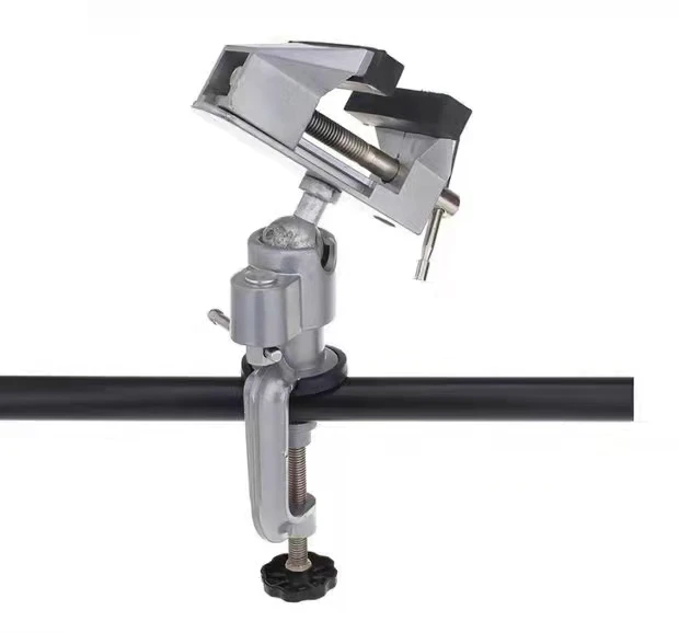 Table Vise Clamp Bench Vise Woodworking Vise with Anvil 360 Degree Swivel Vice for Workbench