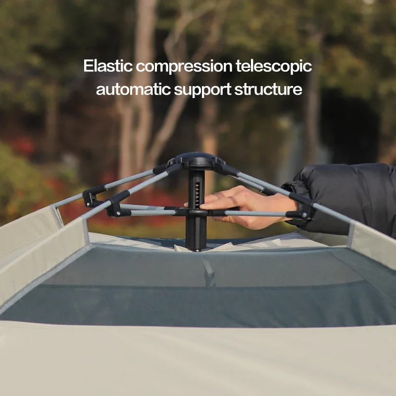 Automatic Outdoor Sport Family 3-4 Person House Fast Popup Instant Camp Tent