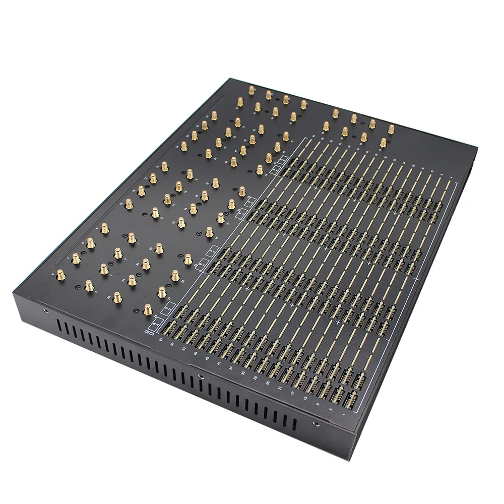 WCDMA 3G 64 Ports 256 Sim Slots SMPP HTTP Sms Gateway Send  Receive Verify Short Code Machine