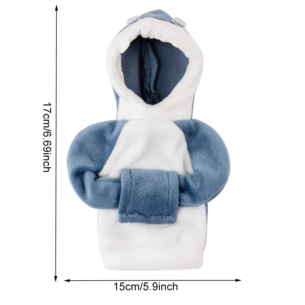 Car Gear Shift Hoodie Knob Cover frog Gearshift Sweater, Mini Shark Gear Stick Car Shifter Hoodie Interior Car Accessories