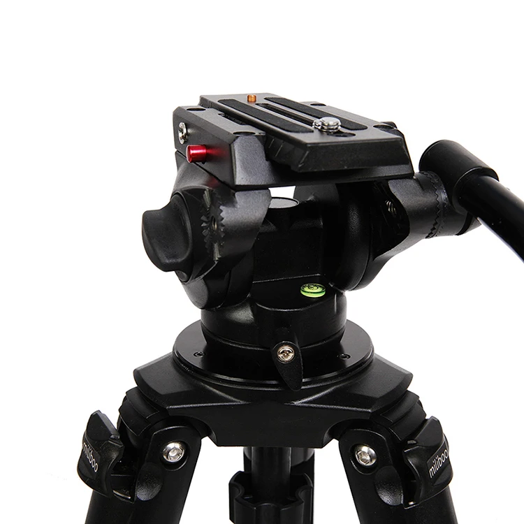 FH-01 LEADWIN Professional Aluminum Alloy DSLR Photographic Video Camera Tripod Monopod Fluid Head