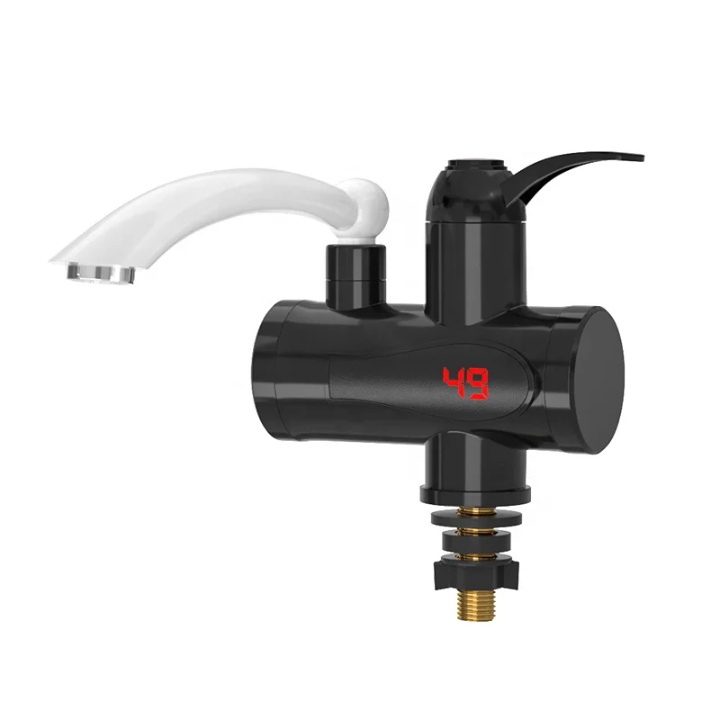 Tankless Instant Electric Hot Water Heater Instant Cooker Hot Sale Plastic Electric Faucet Single Handle Pull Out Modern Ceramic