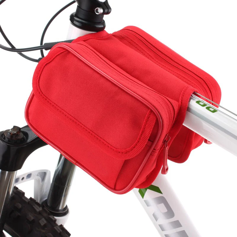 Fashion Leisure Bicycle Cycling Front Bracket Custom Logo Bike Frame Bag