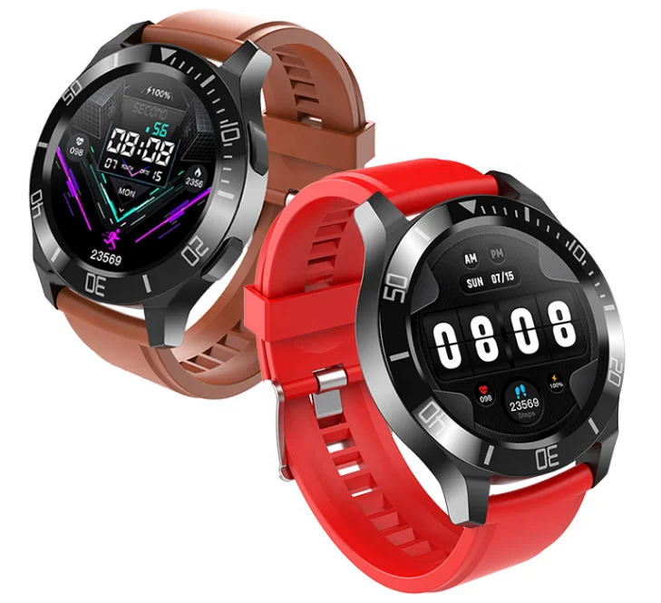 Latest P2  Smart Sports Watch 1.28 inch Full Round Touch 15 Sport Modes Custom  Waterproof Smart Watch OEM