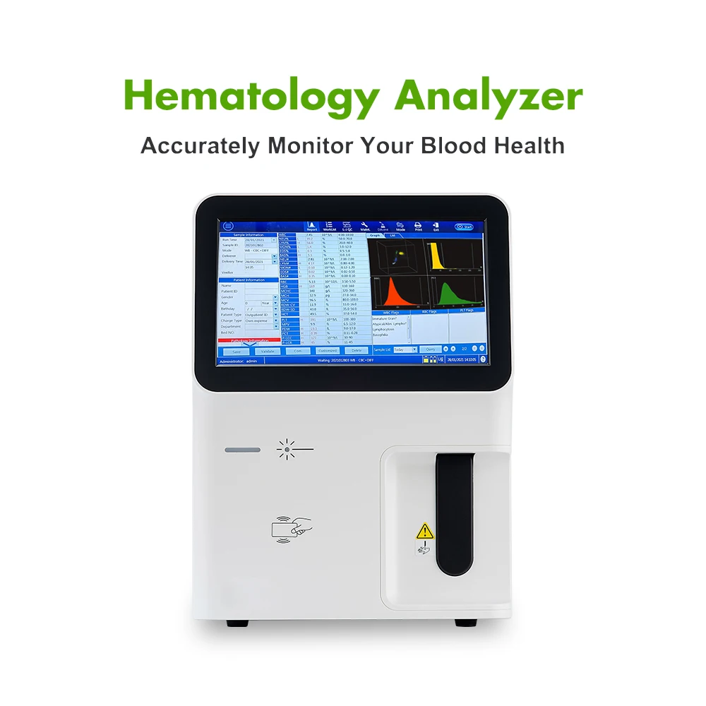 Veterinary equipment MY-B005I fully automated hematology analyzer 5 parts for clinic