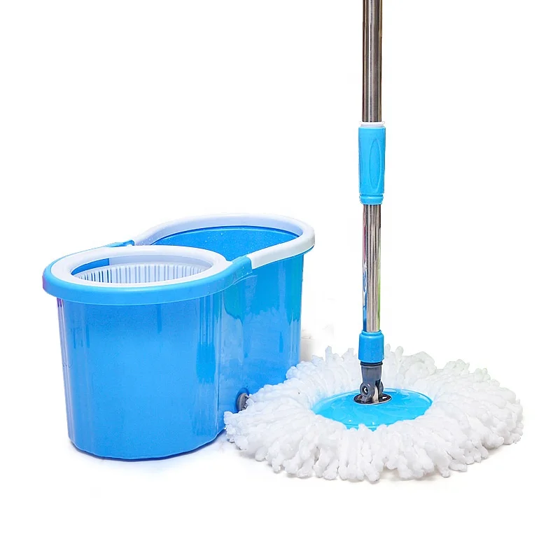 Popular Mop Cleaning Set 360 Degree Rotating Magic Spinning Mop and Bucket Set Swift Microfiber Mop 360 Hand Free Floor Cleaner