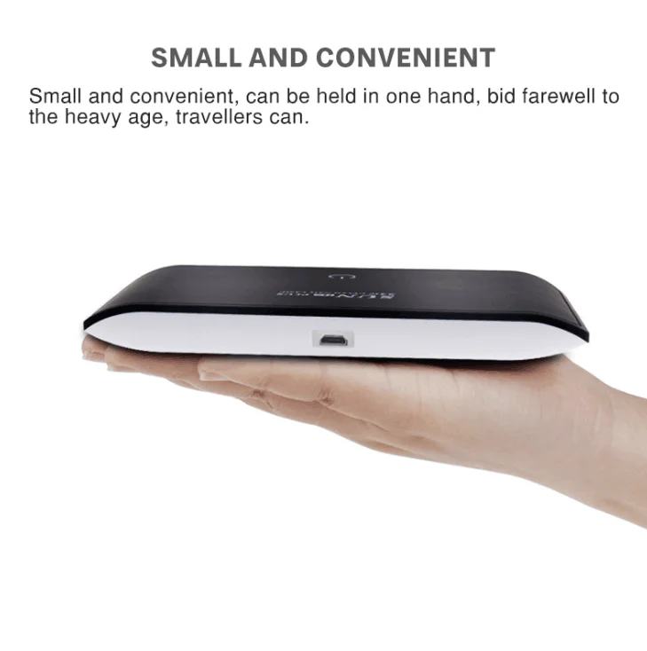 2020 New Arrival Mini2 Cure Wireless Dual Light Rechargeable Cordless Sun Uv Led Gel Dryer Nail Lamp Auto Power Battery Time