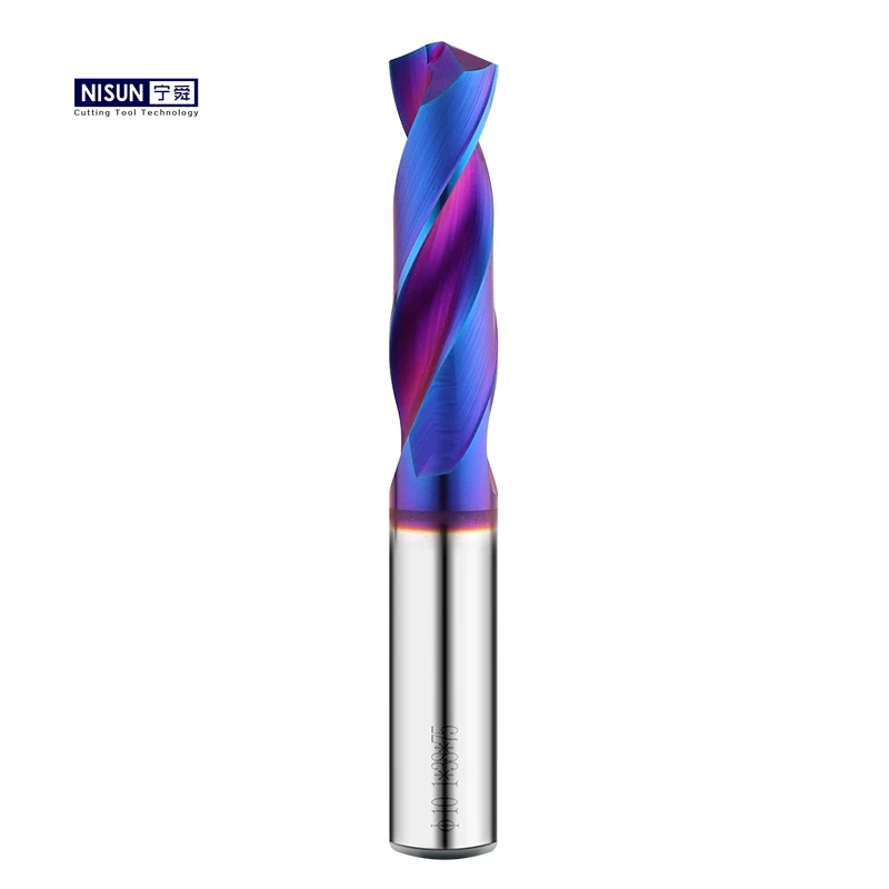 Custom Carbide Drill HRC70 2 Flutes 3-20mm Hss Twist Drills Set For Metal Steel Drilling