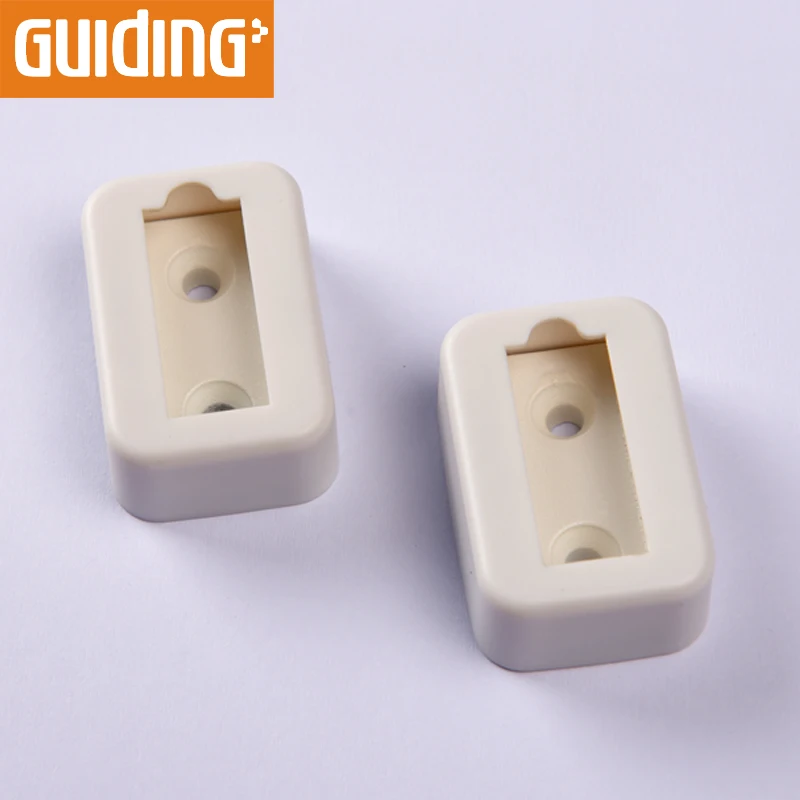 Zinc alloy Top Mounted Wardrobe Clothes Tube  hanging Holder Square Clothes Tube Support