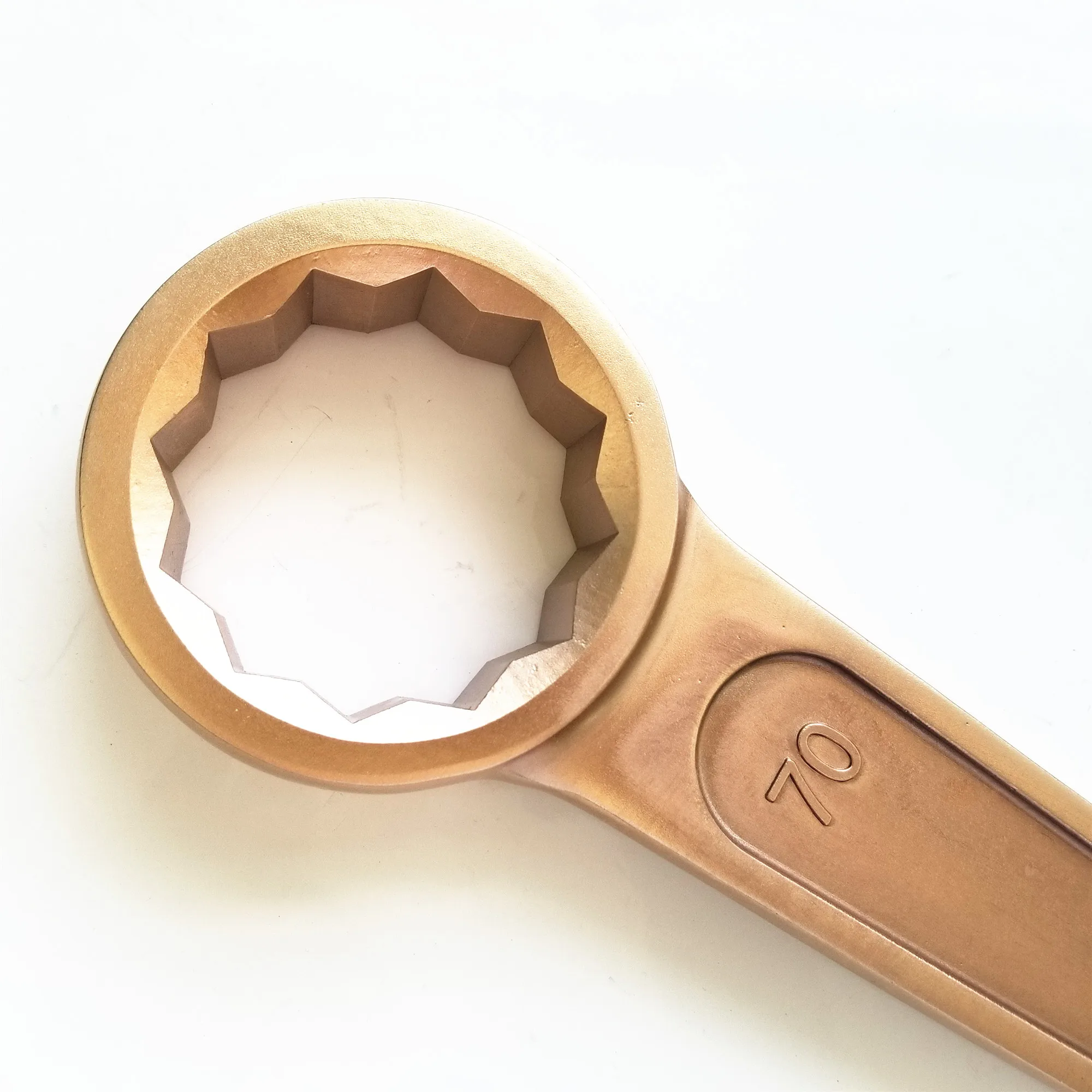 70mm Bi-Hexagonal 70mm hammering spanner slugging wrench non spark tools