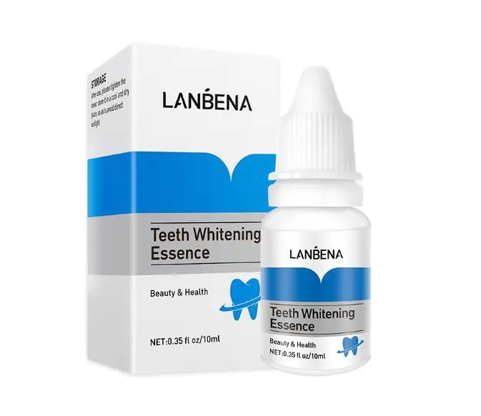 LANBENATeeth Whitening Essence Oral Hygiene Cleaning Serum White Gel Teeth Care Tooth Bleaching Dental Tools Perfect Smile 10ml