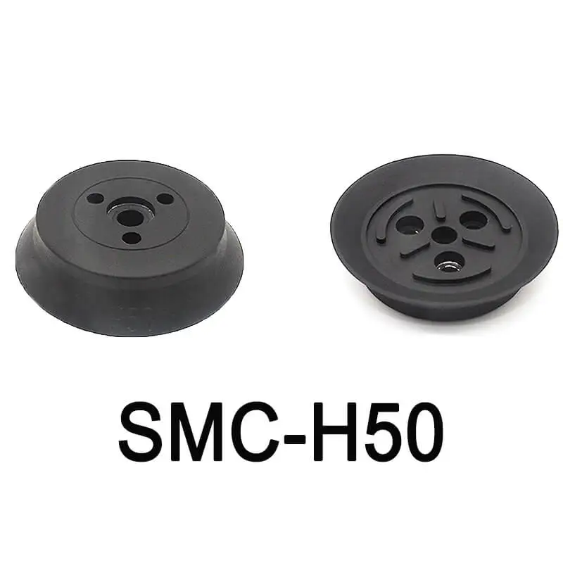 Industrial high tensile H40 HB40 H50 HB50 Silicone rubber vacuum bellows suction cup