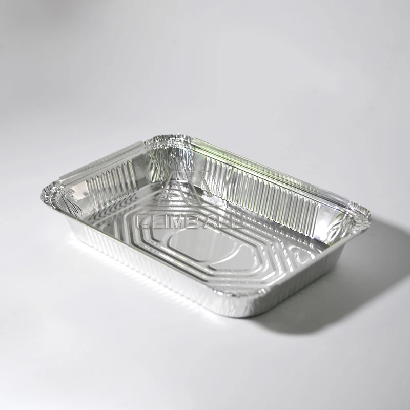 Wholesale price disposable 240ml 360ml 410ml sizes aluminum food container aluminium foil tray