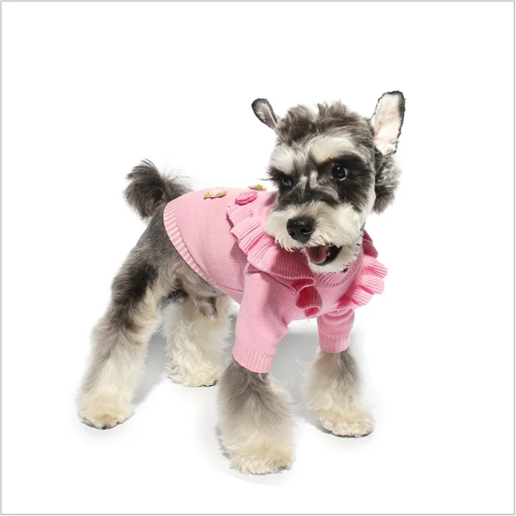 Pet Clothing Dog Clothes Lovely Sweater Warm Autumn Winter Clothes for Pets