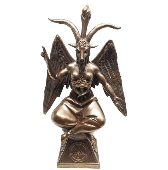 Resin goat Baphomet Satanist Sabbatic statue