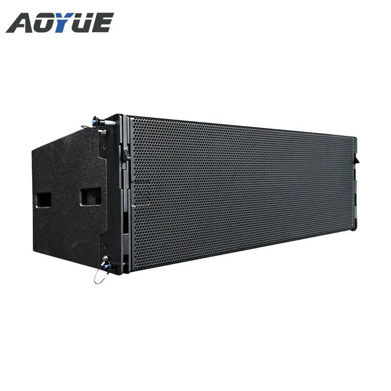 Aoyue outdoor audio sound system passive double 12 inch line array speaker
