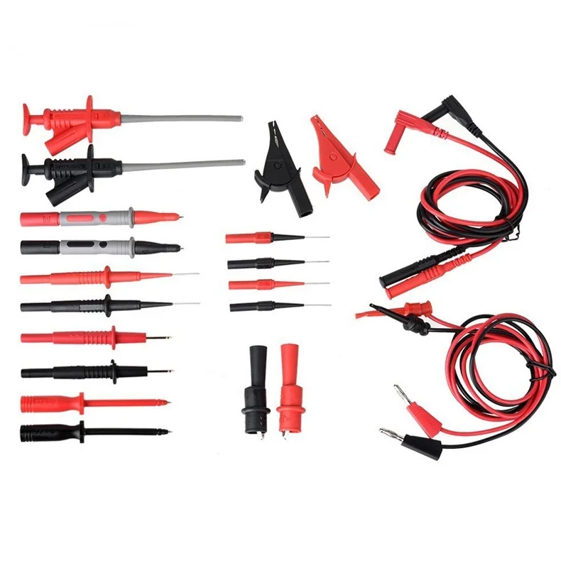 BC5570240 Flexible Telescopic test clip Micro hook wire alligator clip extended needle probe test leads set