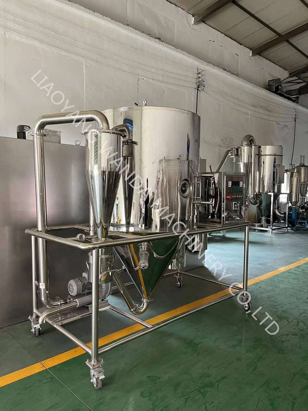 CE Certificated LPG-5 Lab Scale Spray Dryer Mini Atomizer Food Chemicals Electric Heating