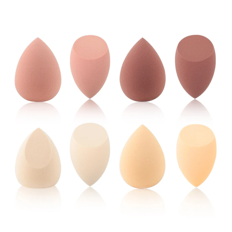 FEIYAN Brand OEM Production Super Soft And Super High Quality Black Nude Beauty Cosmetics Blender Makeup Sponge With Package