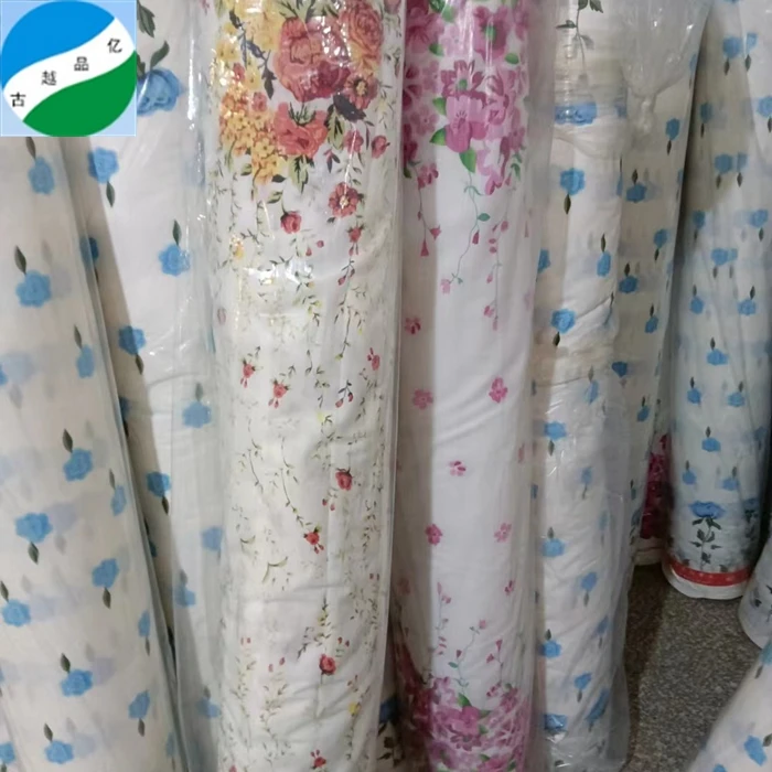 2024 new woven cotton poplin printed 100% cotton stock lot for women flower clothes