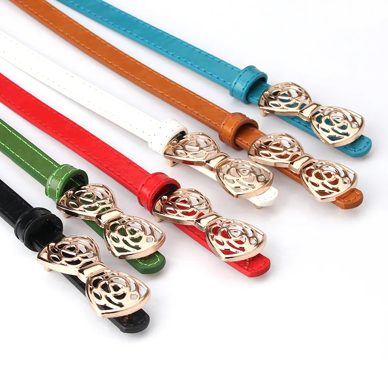 Arrival Fashion Jeans Dress Pants Girls Belt 2021 High Quality New Skinny Belt PU Leather Belt Bling Bling School Kids Logo Unit