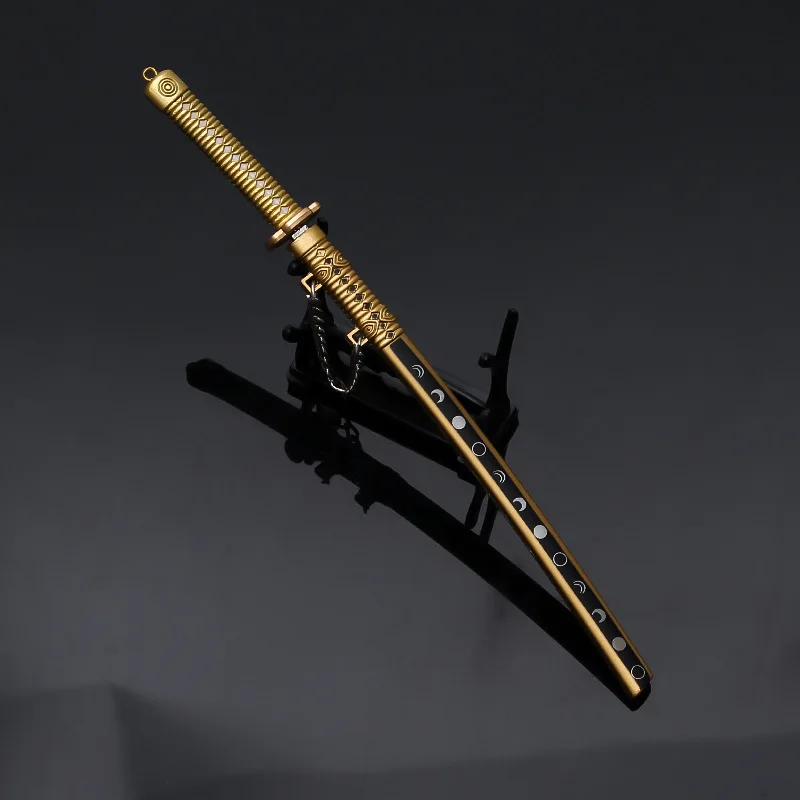 Wholesale 21cm Japanese Anime High Quality Snow walking knife shadow Small Mini Sword Keychain